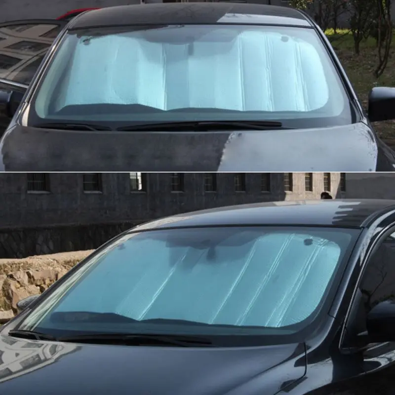 

1PC 140*70cm Back Front Rear Car Windshield Sunshade Window Sun Shade Sunshade Visor Film For Car Window Auto Accessories1