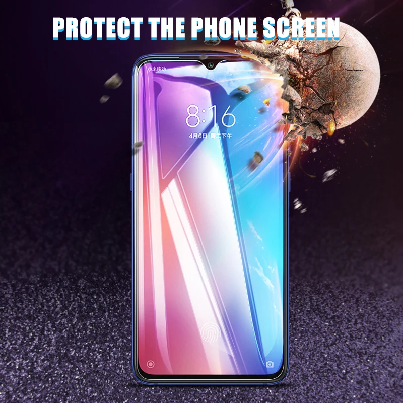 Закаленное стекло 9H для Xiaomi Mi 9 Lite 9T SE A3 CC9 CC9E Защита экрана Play Mi8 Pro 8 защитная пленка