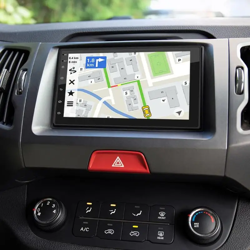

Android 8.1 Car Stereo GPS Navigation Fashionable Optional Reversing Rearview Function App Can Be Installed and Android Recorder