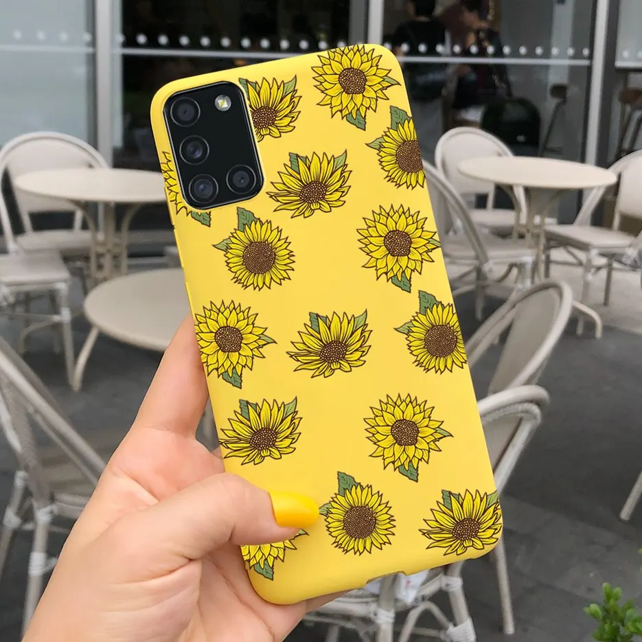 Stylish Flower Cartoon Soft Silicone Phone Case Bumper Cover