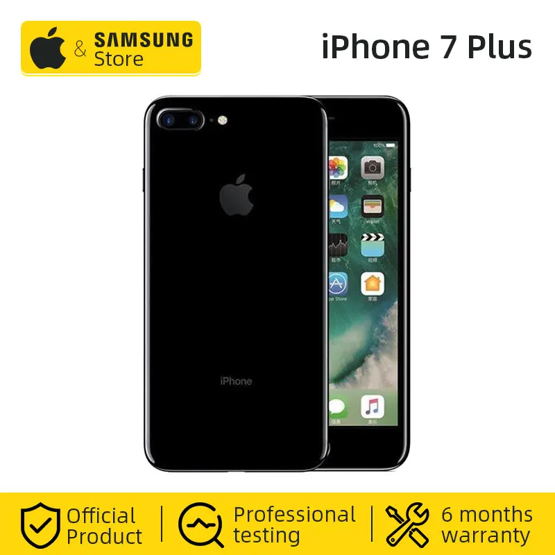 Apple iPhone 7 Plus, 3 ГБ ОЗУ, 32 ГБ, мобильный телефон IOS, 12,0 МП камера, четырехъядерный смартфон, отпечаток пальца, LTE(99% новинка