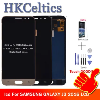 

Lcd For SAMSUNG GALAXY J3 2016 LCD J320F J320FN J320M Display Touch Screen for SAMSUNG J3 lcd j3 2016 Digitizer With Frame