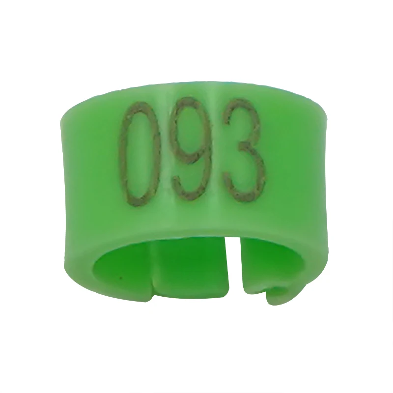 100Pcs Pigeon Birds Foot Rings with Words Numbers Colored Foot Ring Bird Poultry Dove Quail Training Supplies Poultry Tools - Image 6