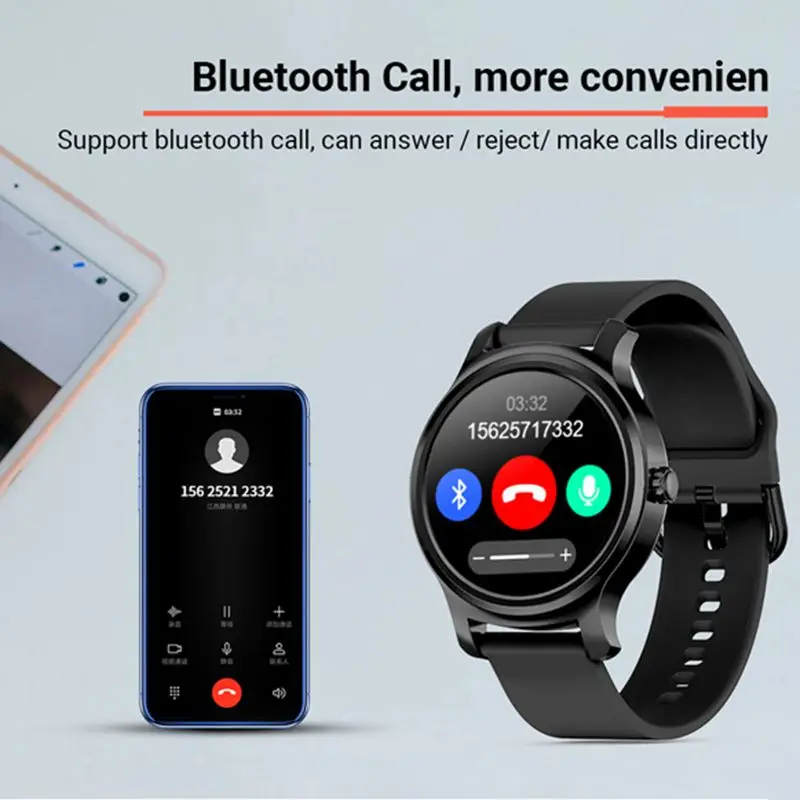 Bakeey R2 Siri Assistant погода дисплей Запись говорить bluetooth Вызов кровяное давление голосовой помощник музыкальный плеер Смарт часы