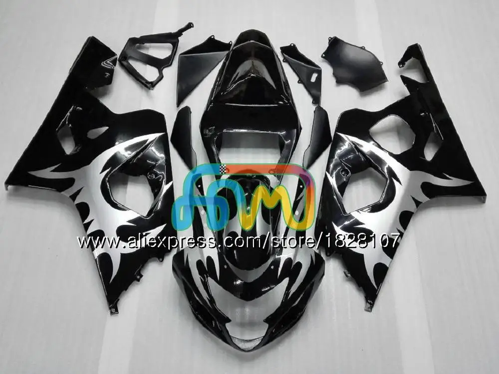 No. 9 K4 Красный Пламя+ бак для SUZUKI GSX-R600 GSXR 750 600 R600 GSXR-750 94BS. 18 GSXR750 600CC 750CC GSXR600 04 05 2004 2005 обтекатель - Цвет: No. 9