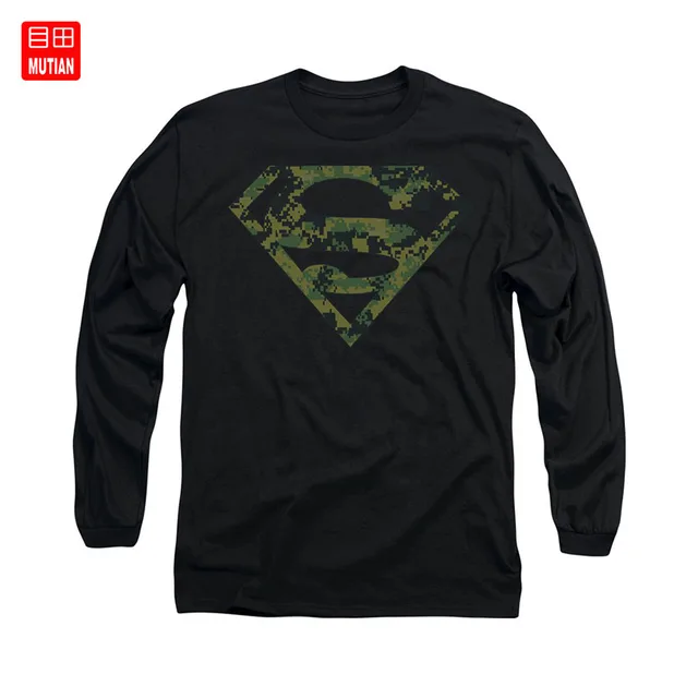 Superman Marine Camo Perisai T shirt 