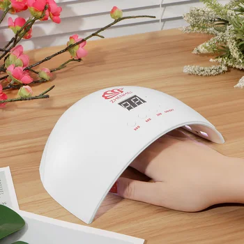 

36W Nail Dryer UV Led Nail Lamp with LCD Screen Built-in 12 Light Beads Gel Nail Polish Curing Lamp Auto-Sensing Nail Machine
