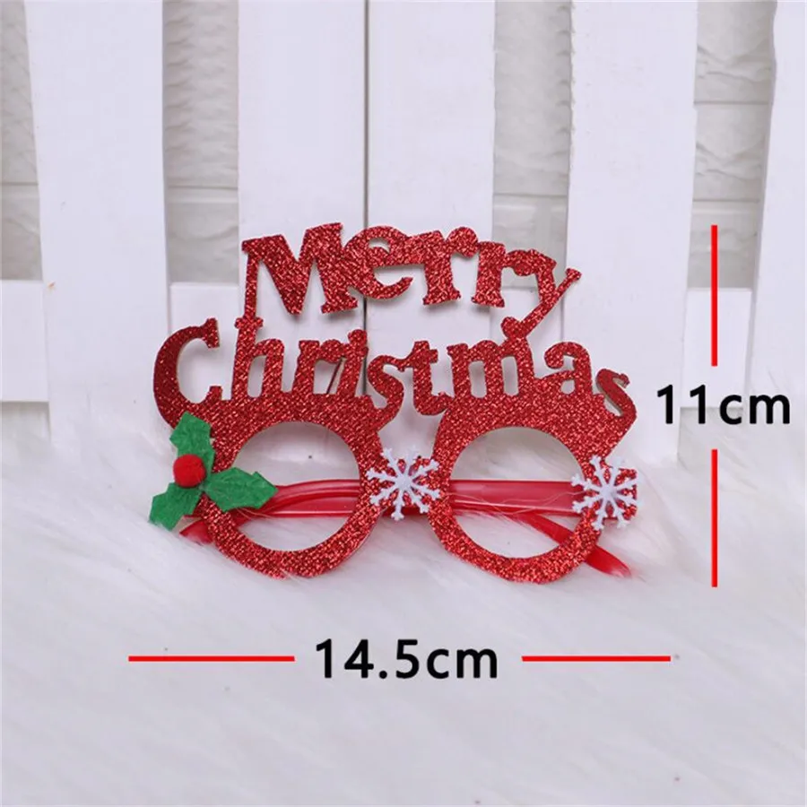 Christmas cartoon glasses decoration Christmas decoration adult children cartoon party glasses frame rich atmosphere 30A15 (13)