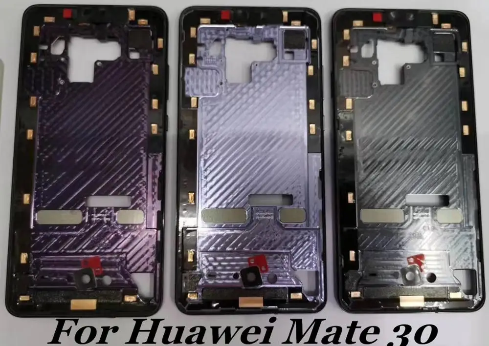 Для huawei mate 30 mate 30 средняя рамка ЖК опорная пластина Корпус Передняя панель Лицевая панель рамка Ремонт Часть Ment