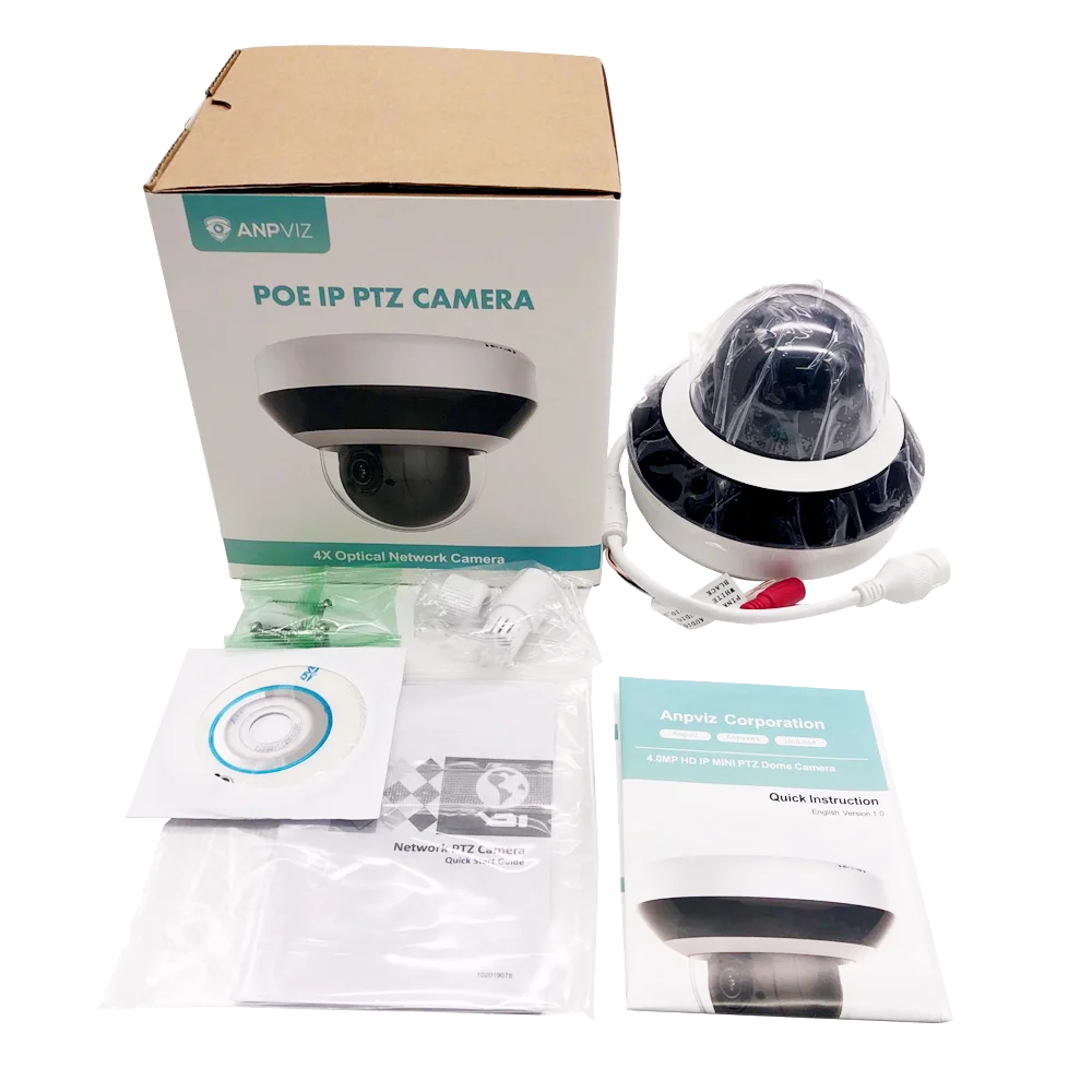 Hikvision OEM 4MP IP камера наружная PTZ 4X Zoom 2 8 12 мм объектив Сетевая Камера