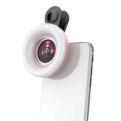 Fill Light Rechargeable Clip 15X LED Photography Selfie Phone Macro Lens Fill Light Mobile Phone Accessories 2021