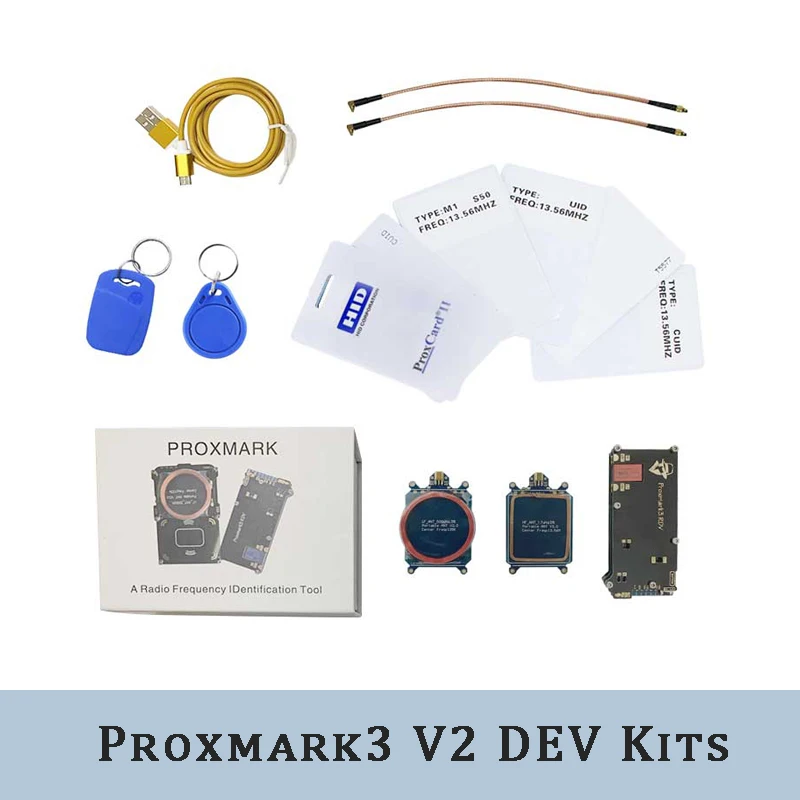 

NEW Proxmark3 V2 DEV Kits RFID Cloner Duplicator Reader Writer UID T5577 NFC Copier Proxmark 3 Clone Crack