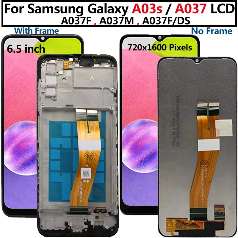 Original For Samsung Galaxy A03s Lcd A037f,a037m,a037fd,a03 S Display
