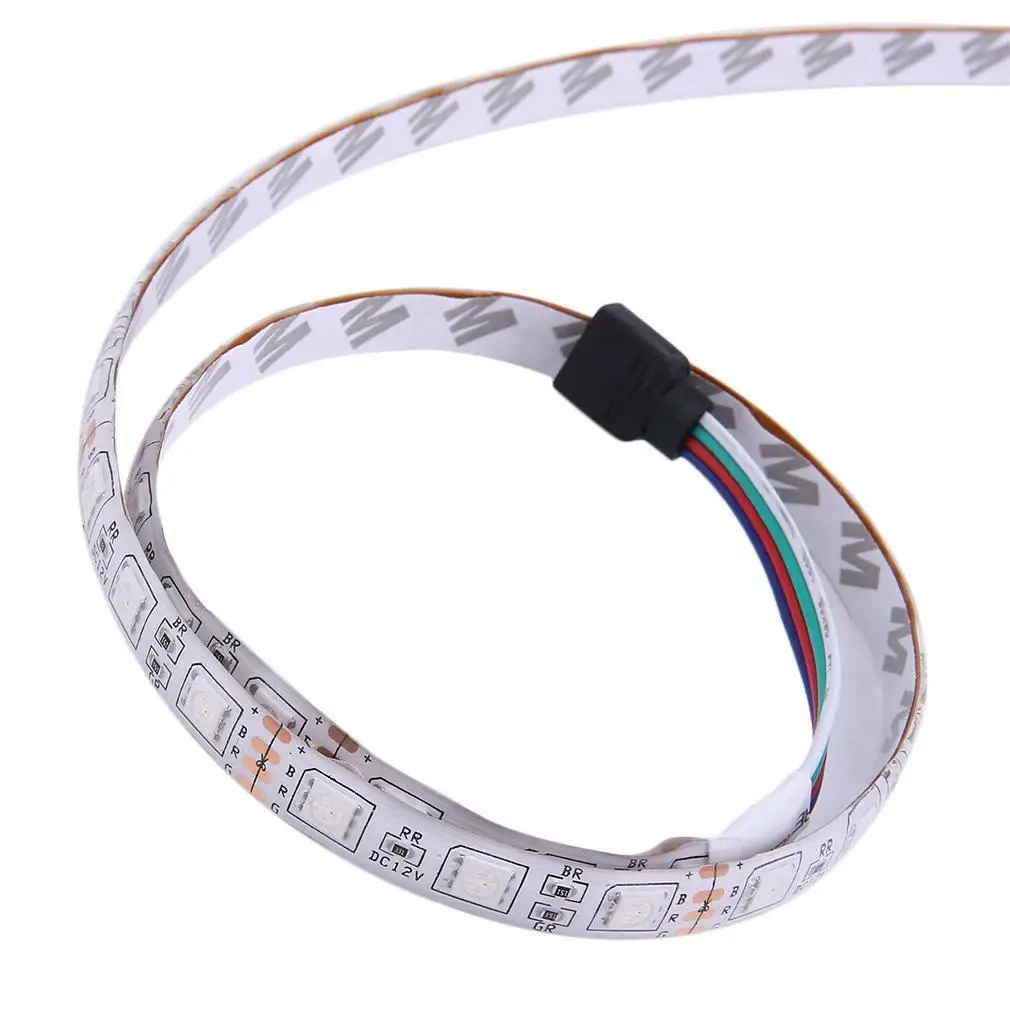 3528 RGB 5 м Led SMD водонепроницаемый светильник+ контроллер+ 2A адаптер питания LN