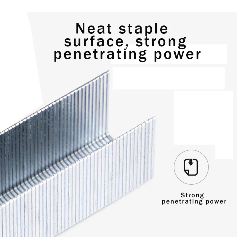 Huapuda 1000pcs/box Staples/Nails/Nailers 23/13 For Heavy Duty Stapler 0100&0240 Metal Staples Binding Home Office Supplies