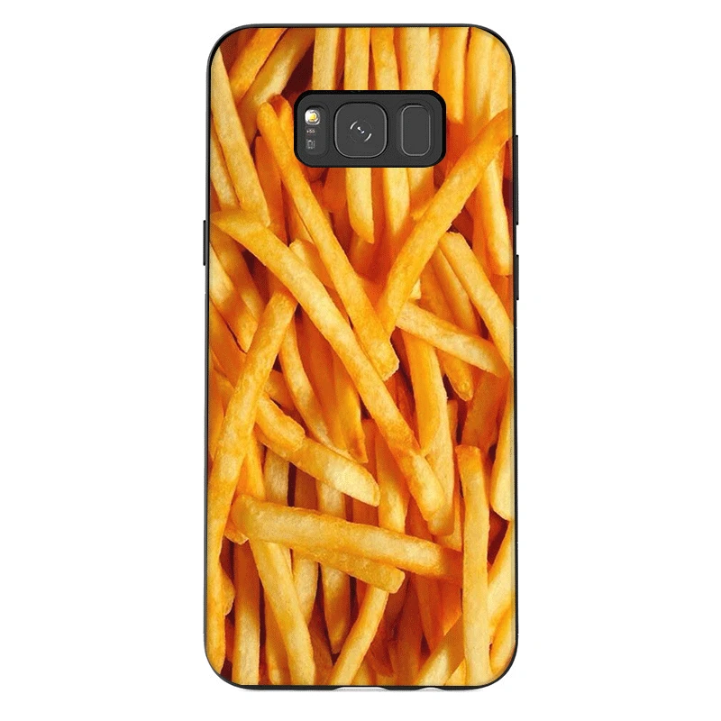 Чехол для samsung Galaxy A10 A10S A20 A20S A20E A30 A30S A40 A40S A50 A50S A60 A70 A70S пицца Французский картофель