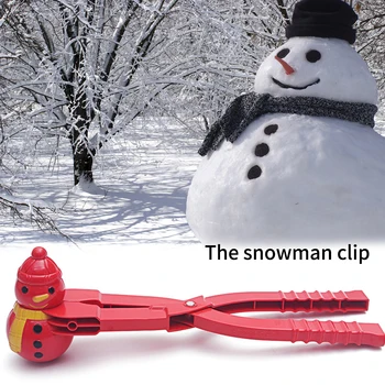 

Kids Tool Snowball Maker Clip Sports Lovely Outdoor Sand Beach Clay Mold Winter Man Shape Portable