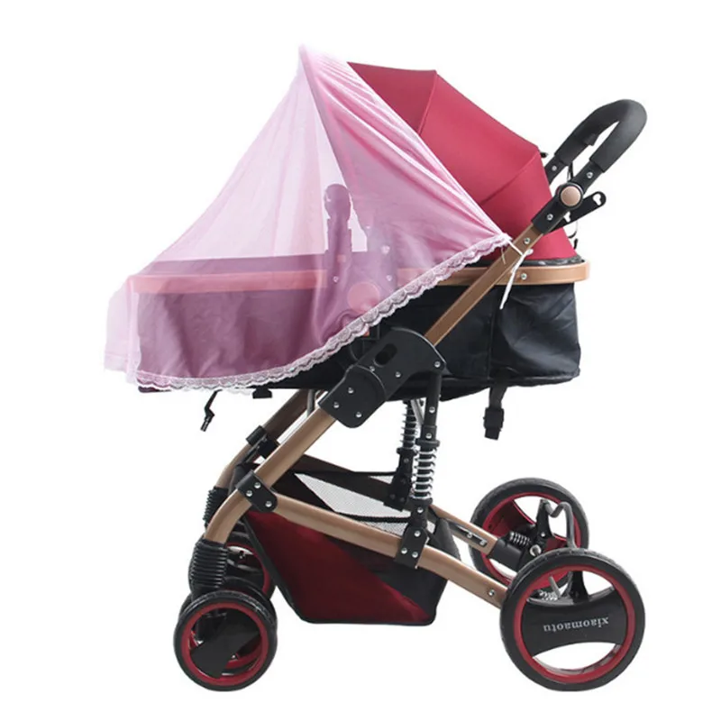 3pc/lot Stroller Pushchair Pram Mosquito Fly Insect Net Mesh Buggy