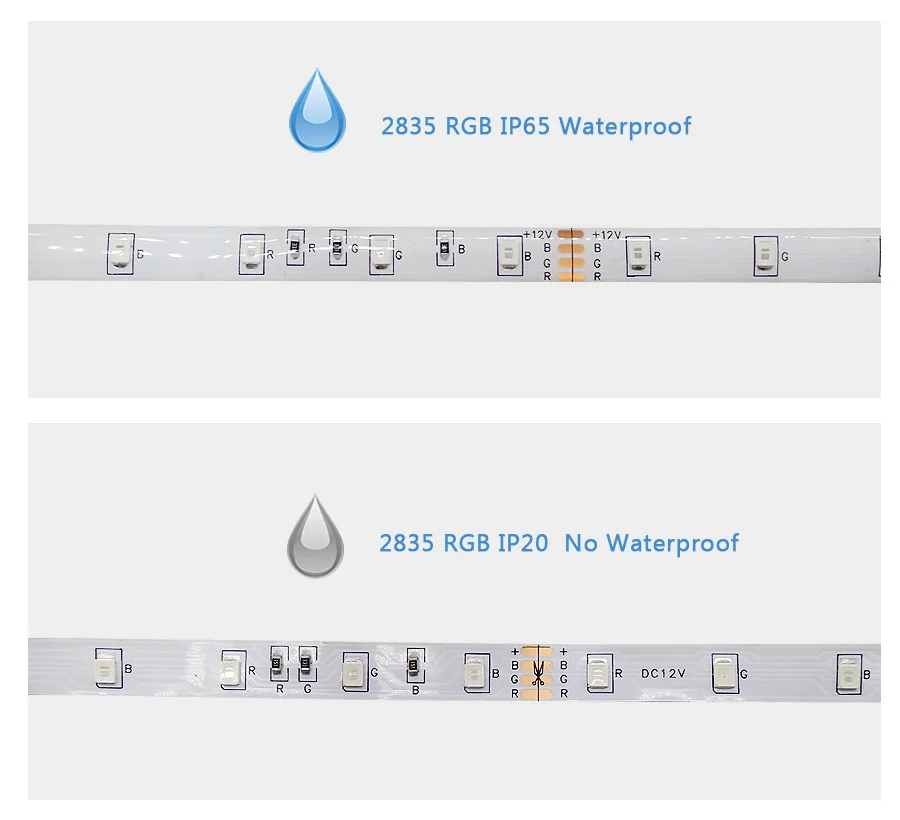 LED Strip Light RGB 5050 2835 Flexible Ribbon Fita Led RGB 5M 10M 15M Light Strip Tape Diode DC 12V+ Remote Control +Adapter (3)