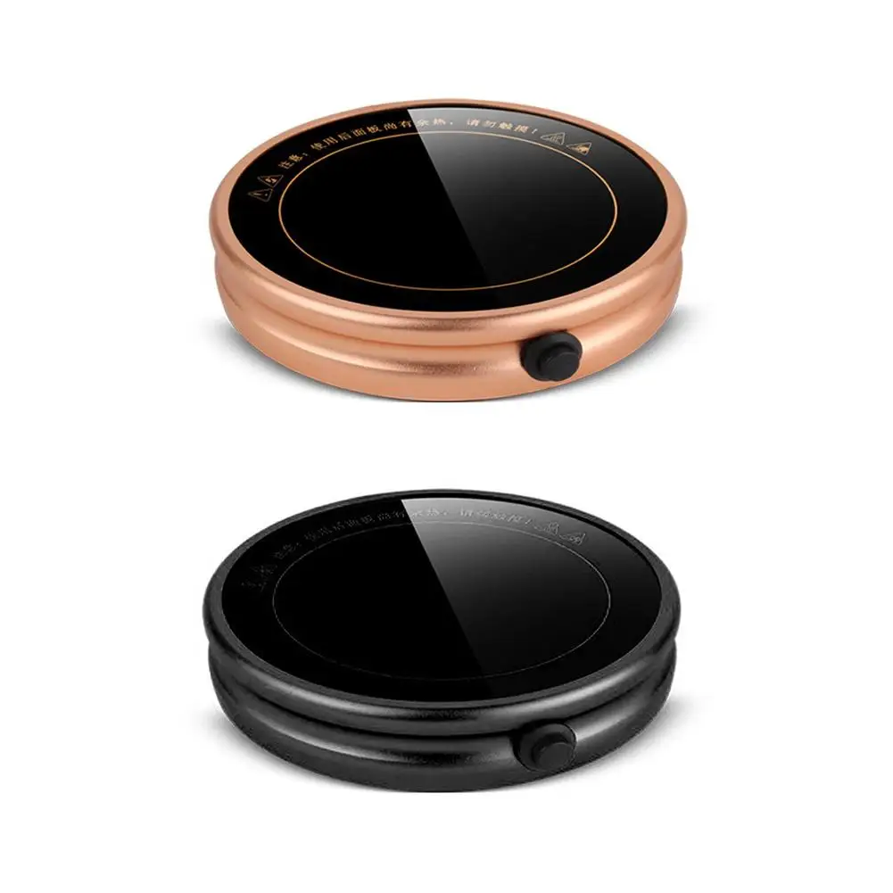 

Aluminum Alloy Insulation Seat Coaster Heating Constant Warm Cup Holder Mat Thermostat Cup Holder American Three-inserted