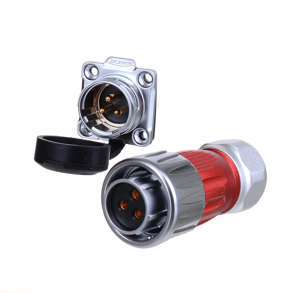 

M20 Female Plug Male Socket Waterproof Automotive Adapters Lighting Auto Car Drive 2 3 4 5 7 9 12 Pin Industrial Power Connector