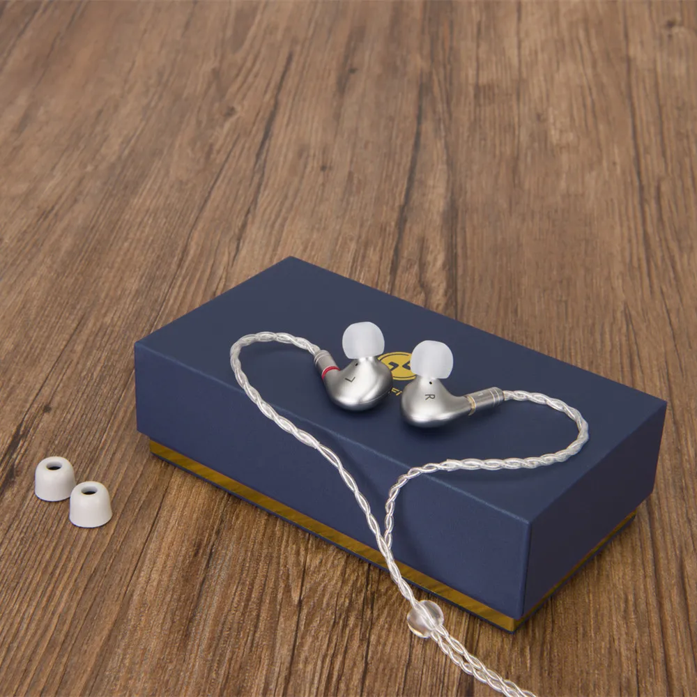 Наушники вкладыши TIN HiFi T2 Plus металлические наушники с динамическим приводом и