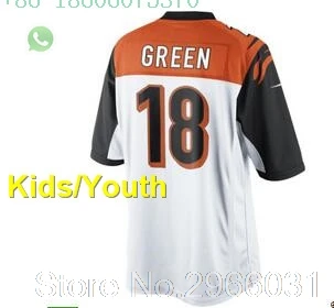 A+++ качественная Детская Молодежная Andy Dalton 14 A.J. Зеленый#18 Джерси Цинциннати
