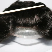 "Голливудская основа" швейцарское кружево с полиуретановой кожей вокруг пользовательских подгонянных мужчин человеческих волос системы заменить мужчин t парик