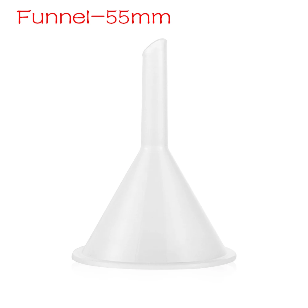 Funnel-55mm Прозрачный пластиковый мешочек с носиком для сока, стоячая колба для вина, молока, кофе, жидких напитков, не содержит бисфенол, пакеты для хранения пищевых материалов с воронкой - Color: Funnel-55mm