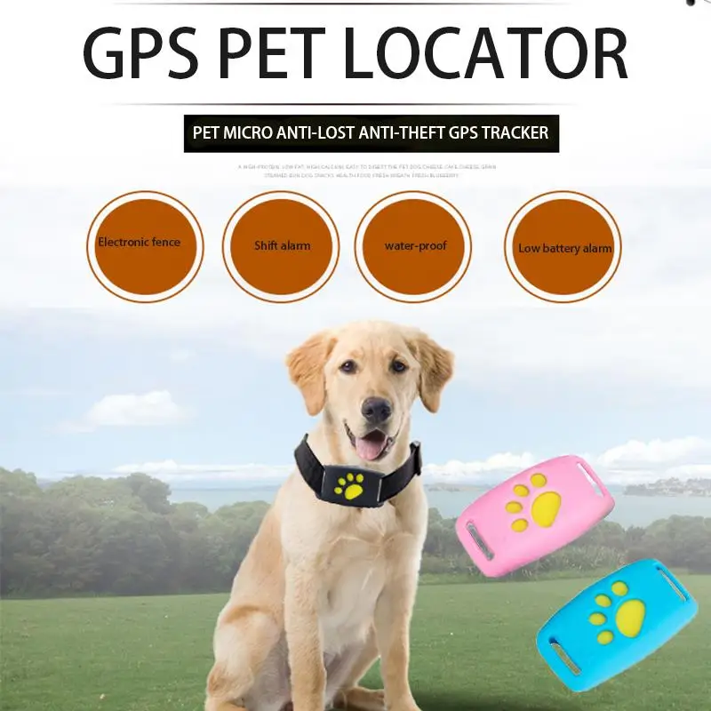 Pet gps трекер ошейник собаки кошки водонепроницаемый собака gps позиционер локатор устройство USB кабель перезаряжаемый собака безопасности забор
