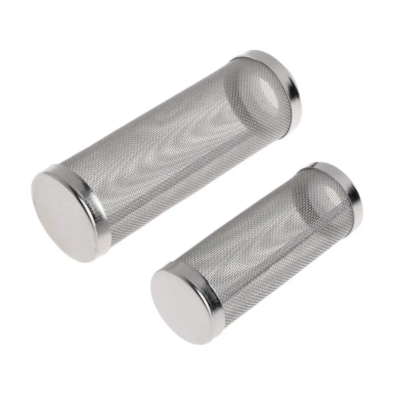 Stainless Steel Aquarium Filter Entry Net Shrimp Cylinder Fish Tank Inflow Inlet