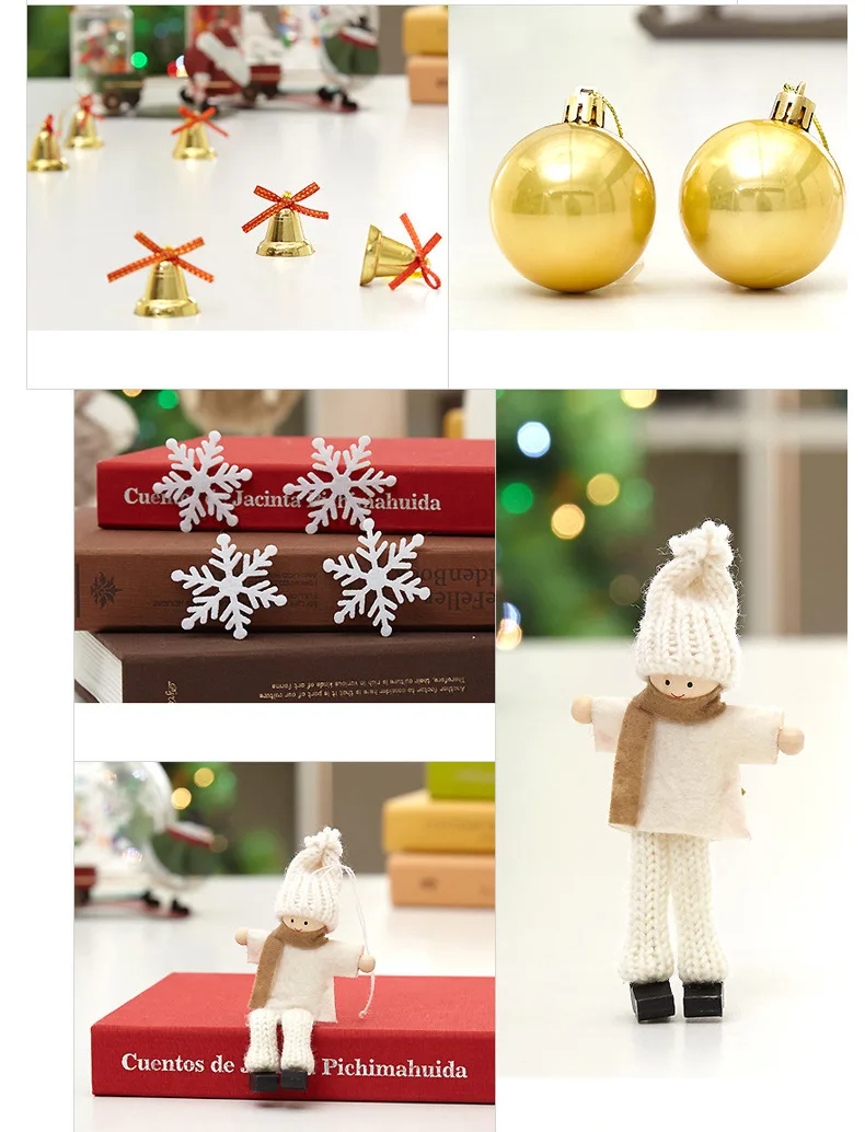 High Quality Christmas Tree Package 50cm Desktop Small Mini Decorative Christmas Tree Decoration Gift Box Christmas Decorations QW109 (5)