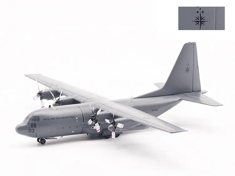 Королевская Новая Зеландия C-130E самолет 1/200 литой летательный аппарат модель Inflight