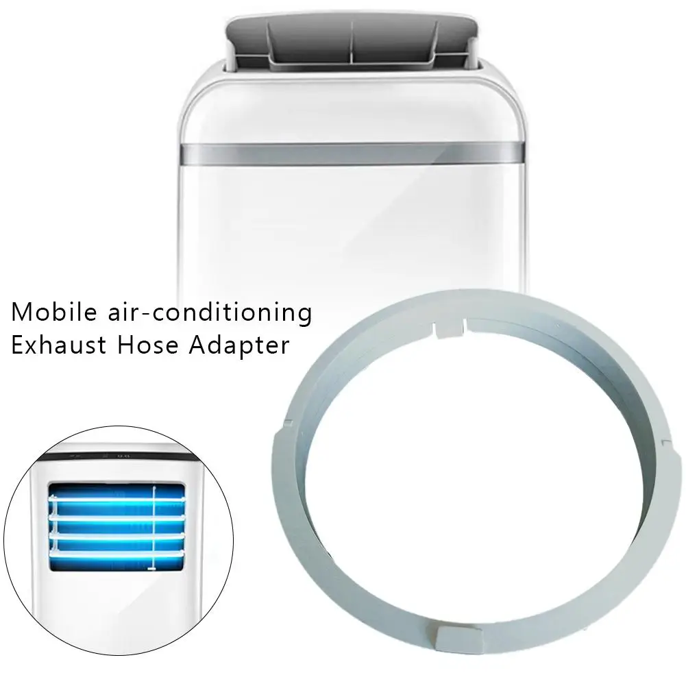 Adaptateur De Tuyau D'échappement Pour Climatiseur Portable - Raccord 130 Mm Intérieur / 150 Mm Extérieur, En ABS Blanc
