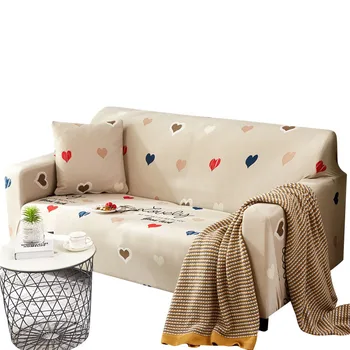 

Elastic Slipcovers Stretch Sofa Cover for Living Room Sectional Couch Cover L Shape Armchair Cover Single/Two/Three/Four Seat