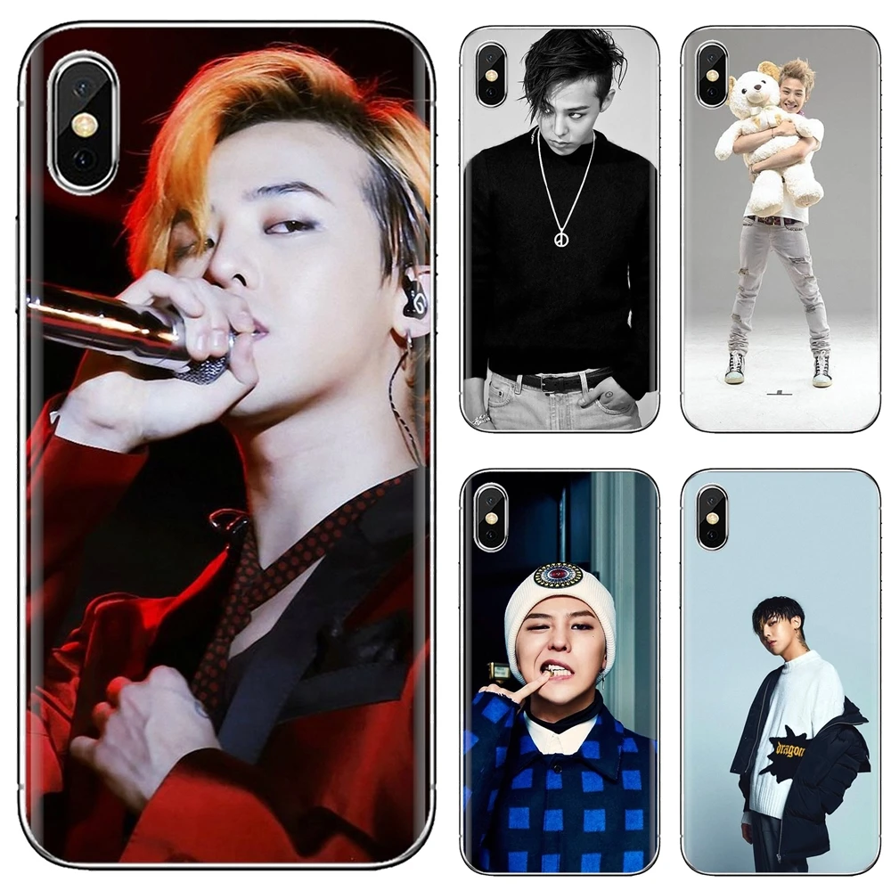 Силиконовый чехол для Huawei Y6 Y5 2019 Xiaomi Redmi Note 4 5 6 7 8 Pro Mi A1 A2 A3 6X 5X 7A K-POP Bigbang G-Dragon Fan Art |