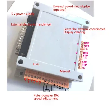 

Hand-held Box, Handwheel, Code Plate, Hand-cranked Pulse Generator, Directly Control Stepper Motor Transfer Module Up to 3 Axes