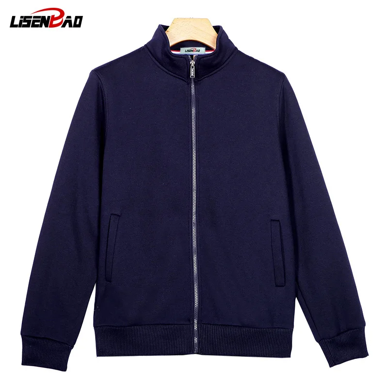 

LiSENBAO 2019 autumn Winter new Fashion Mens Hip Hop zipper Solid color Hoodies Men Sweatshirts Casual brand clothing S-3XL 798