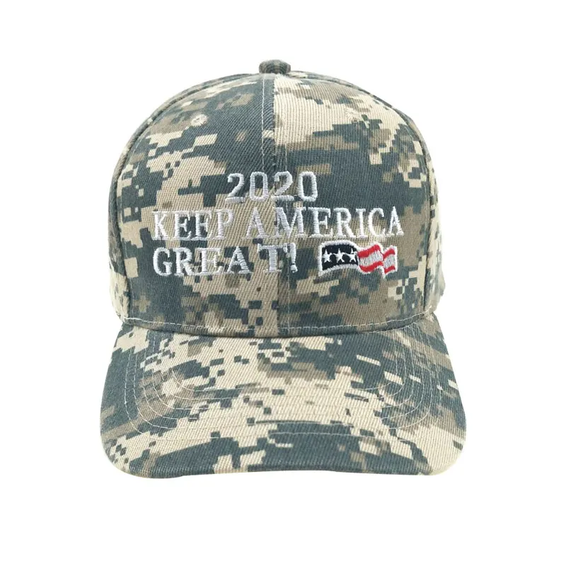 Camouflage Baseball Cap Embroidery Trump Snapback Hats Unisex Sport Camo Army Caps Adjustable Hat