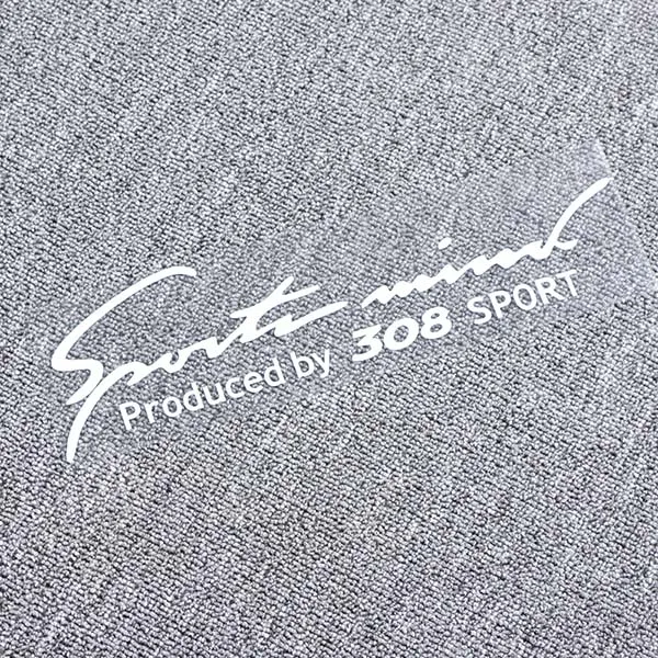 Светоотражающая лампа для peugeot 308, налобный фонарь для бровей, Очаровательная Спортивная стильная Автомобильная наклейка, автомобильные аксессуары, украшение для автомобиля - Название цвета: Silver