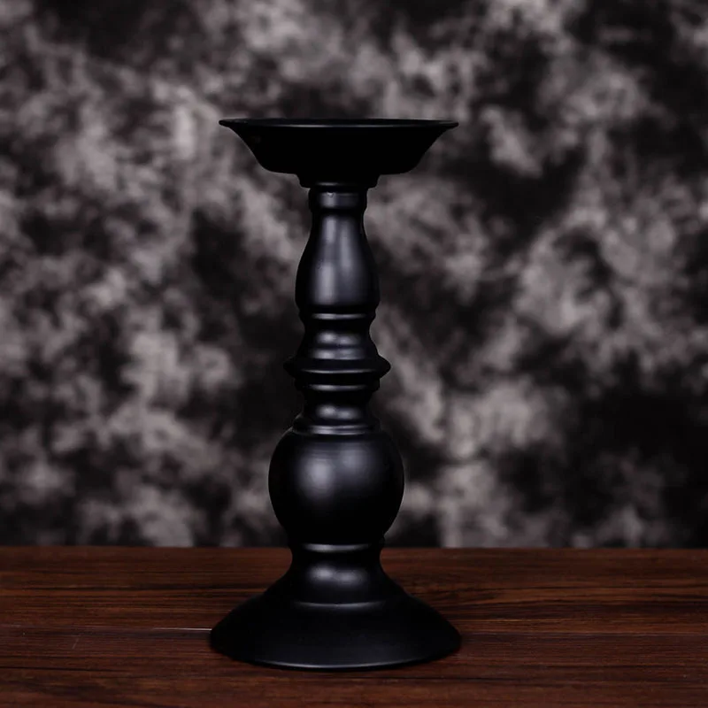 10pcs/Lot Table Candle Holder Plating Metal Candlestick Geometric Romantic Candle Holders for Wedding Dinner Decoration ZZT045