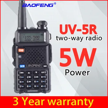 

BaoFeng UV-5R Dual Band VHF/UHF136-174Mhz&400-520Mhz Walkie Talkie Two way radio Baofeng Handheld UV5R Ham Portable CB Radio