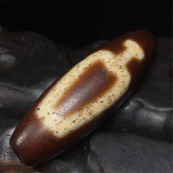 

Natural Agate 20mm*60mm Red Color Treasure Vase Pattern Amulet Carved Mantra Tibetan Dzi Beads for Bracelet and Necklace Making