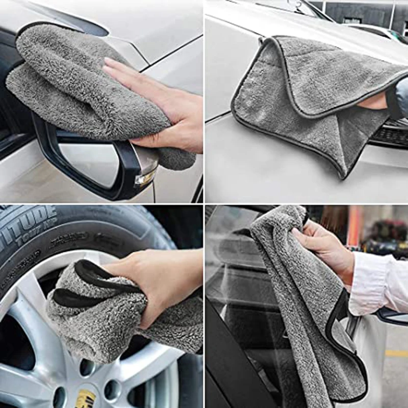 Microfiber Towel Car Wash Super Absorbent Car Cleaning Detailing Cloth Auto Care Drying Towels Care Cleaning Polishing Cloths 3