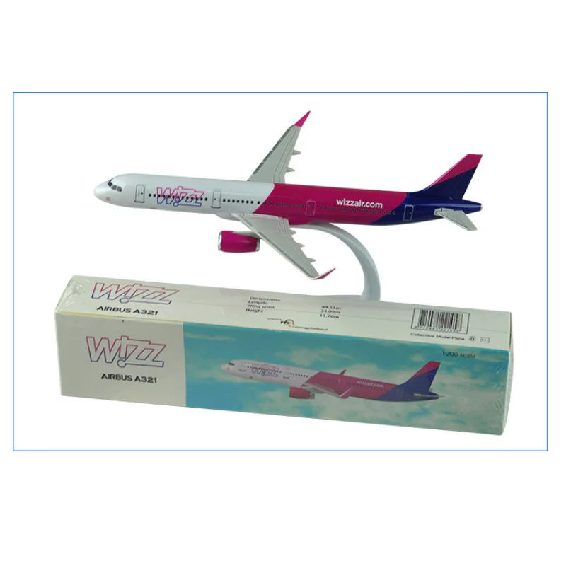 A321 игрушечные модели самолетов WIZZ Воздушный самолет 22 см камедиевая основа