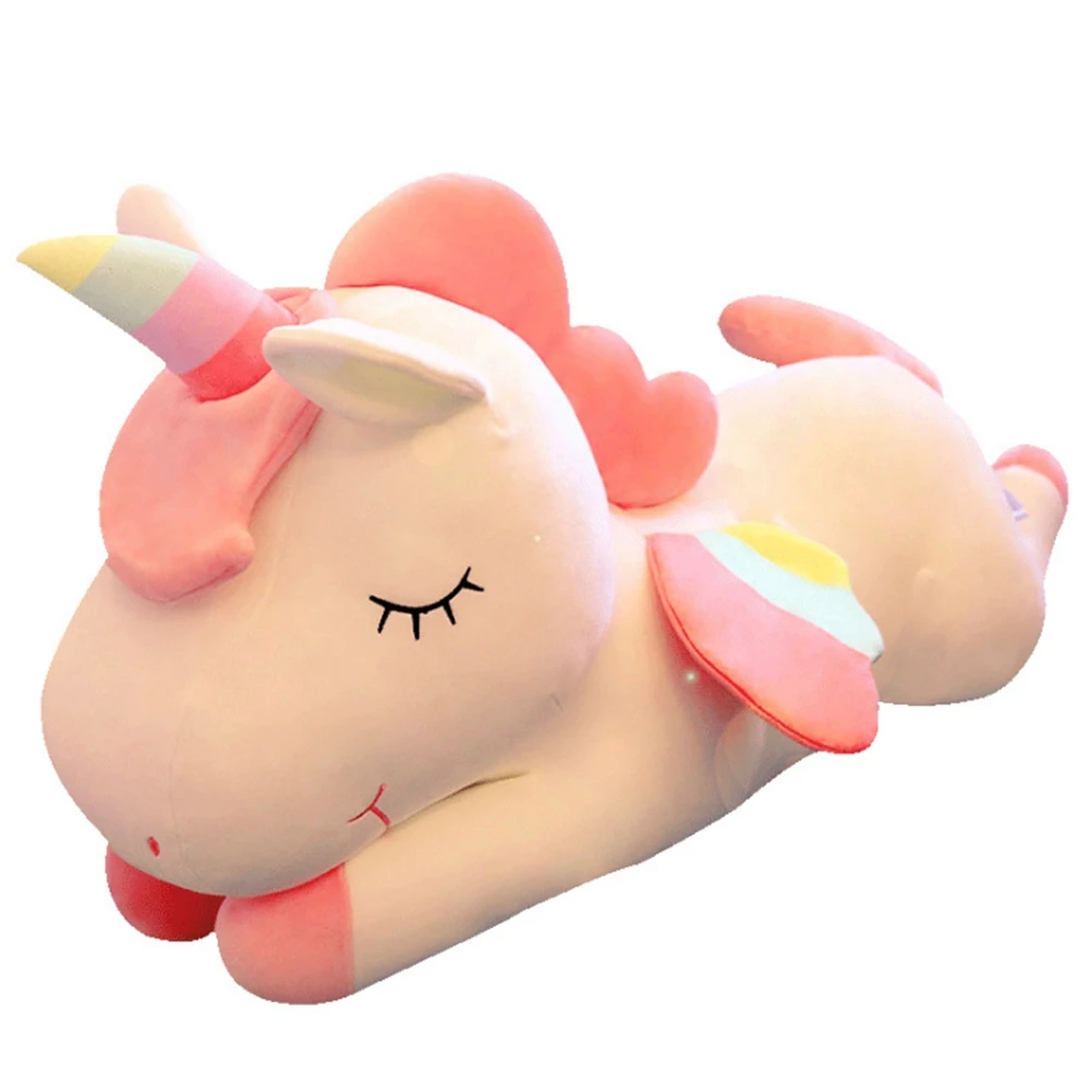 1Pc 25Cm Unicorn Action Figure Peluche Huggable Bear Doll Doll Girl Sleeping Long Pillow Cute Bed Doll For Girl