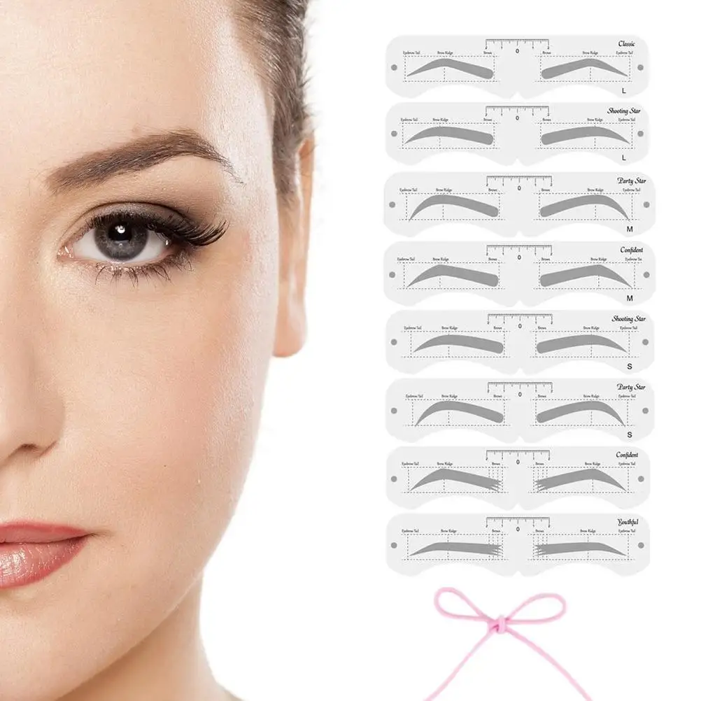 Reusable Eyebrow Mold Elastic Band Multifunctional DIY Eyebrow Makeup Tool Beginner Makeup Tools & Accessories makeup tools eyebrow stencil tool eye makeup tools