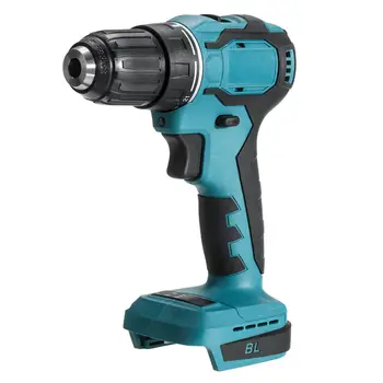 

90N.m 13mm Electric Cordless Brushless Impact Drill Rechargable 1800rpm Hammer Drill Screwdriver for Makita 18V Battery
