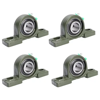 

4pcs Bearings Prime Spherical Vertical Self-aligning Bearings Pillow Block for Locomotives Machinery Machine