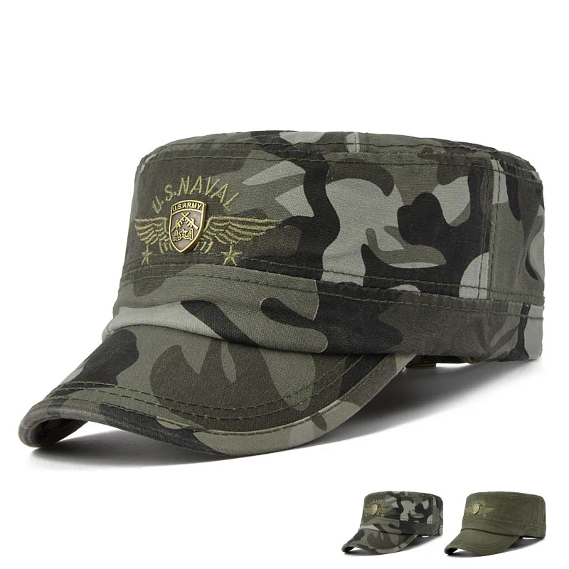 U.S.NAVAL Baseball Cap for Men Army Camouflage Flat Caps Bone Gorras Casquette Military hat